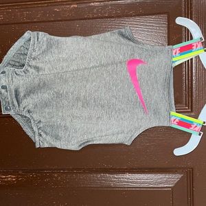 Dark Grey Nike Babygirl Onesie|Pink Nike Babygirl Onesie|Red Nike Babygirl Onsie